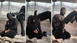 【77夫妻】犬舍玩狗脏鞋踢打【完整版】-97LZTD-35692