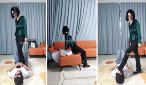 【野玫瑰】坐脸腿绞窒息-踩踏-97LZTD-35720