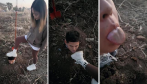 【海海】人体活埋圣水和泥-97LZTD-35823