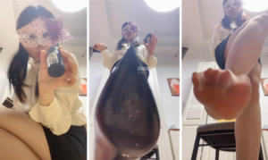 【第一视角】【红颜】油亮丝香水寸止阳伟 -97LZTD-35828