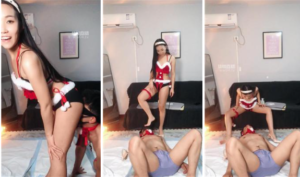 【溪若】圣诞女神黑丝虐杀-97LZTD-35855