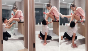 【琼爷】伺候主人洗漱约会【双视角版】-97LZTD-35924