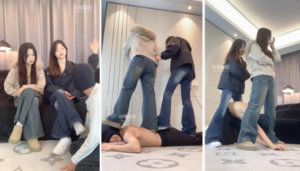 【女生也能很暴力】双S-带素人闺蜜首调奴-97LZTD-35980