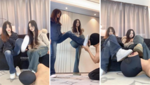 【女生也能很暴力】双S-带素人闺蜜首调奴-97LZTD-35980