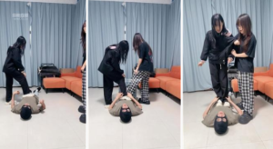 【猴歌】双S-学生妹暴力踢踹踩-97LZTD-36034