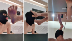 【暴力柚子】挑战玉足超强深喉-97LZTD-36080