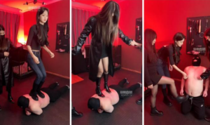 【瑟琳娜娜】3S姐妹花刑讯偷鞋狗-97LZTD-36146