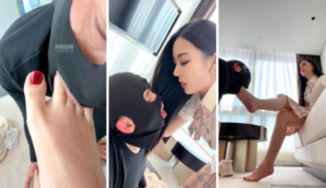 【风吟】揪耳朵吃烟灰-强迫舔脏鞋白袜-97LZTD-36353