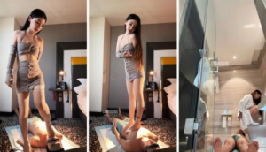 【领主】长腿车模的脚下奴-97LZTD-36373