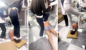 【足彩馆】白袜塞嘴多主踢踹踩-97LZTD-36618