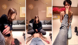 【果果】骑狗背-白袜脚气味辱-97LZTD-46704