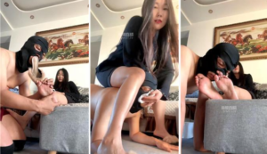 【斯羽情侣主】绿帽伺候偷情回家-喝洗脚水-97LZTD-46826