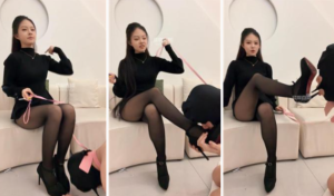 【囡囡】腿绞窒息-黑丝踩虐-97LZTD-46867