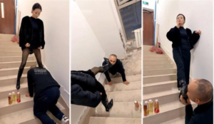 【可可夫妻】户外楼道训野狗-97LZTD-47019