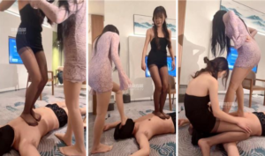 【车厘子】双S-轮流跳踩地毯奴[上]-97LZTD-47145