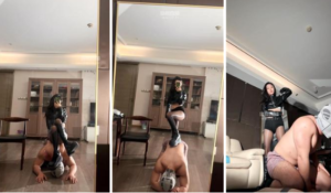 【莫吉托】喂口水-重度鞭打-长靴踩-97LZTD-47204